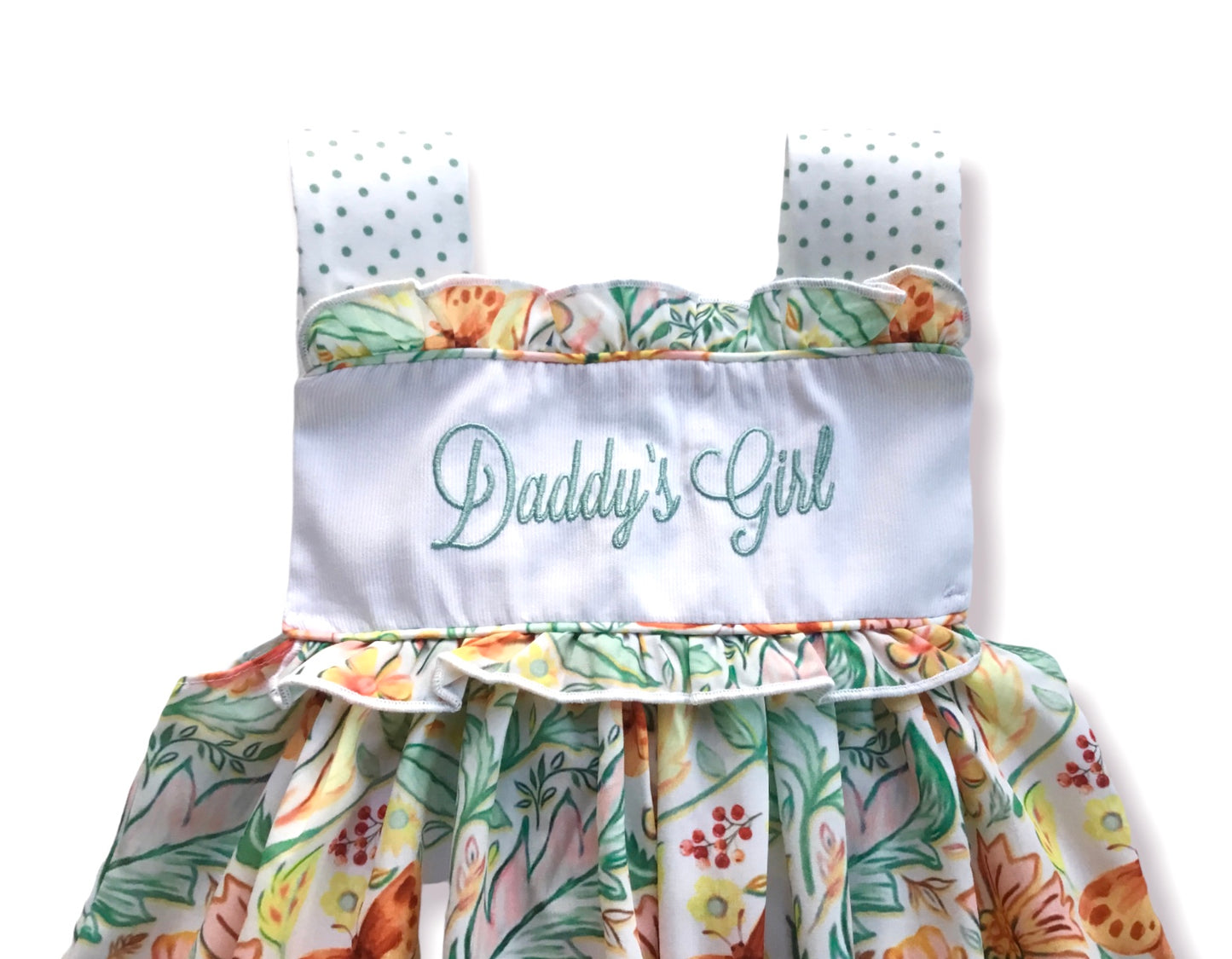 Daddy's Girl Butterfly Garden Sundress