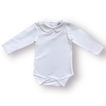 White Long Sleeve Bodysuit