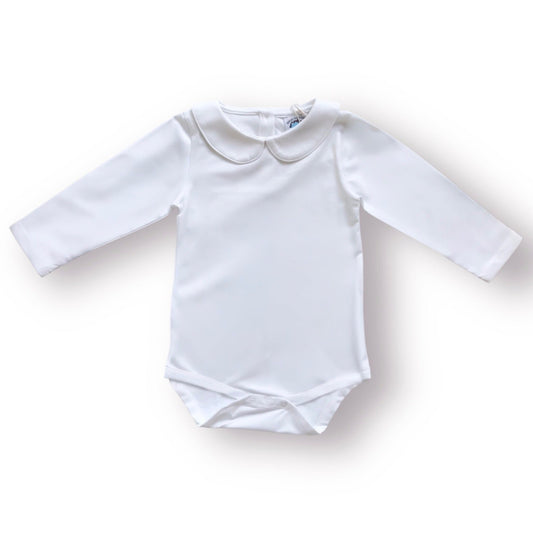 White Long Sleeve Bodysuit
